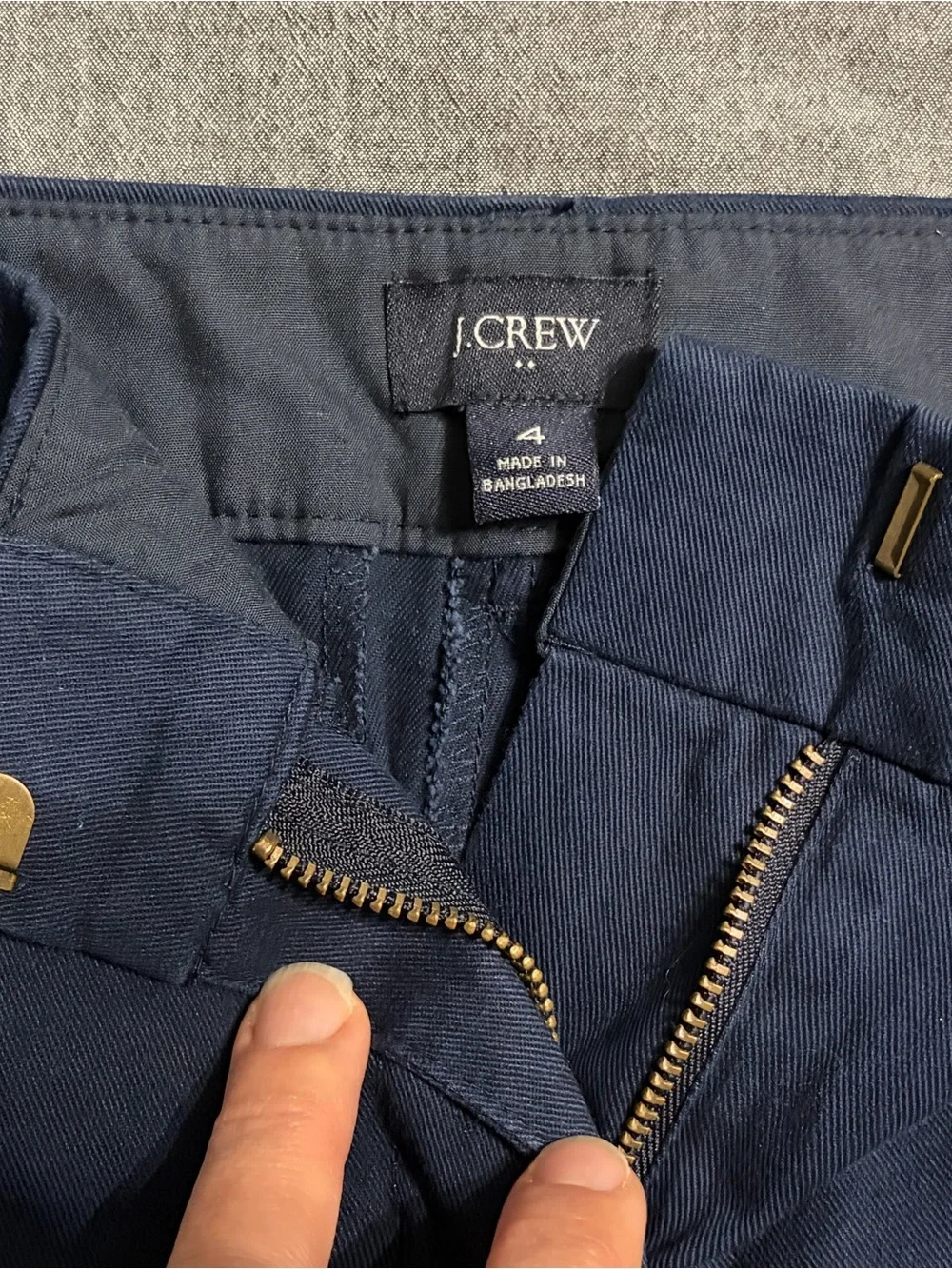 J. Crew Navy Women's Chino Shorts